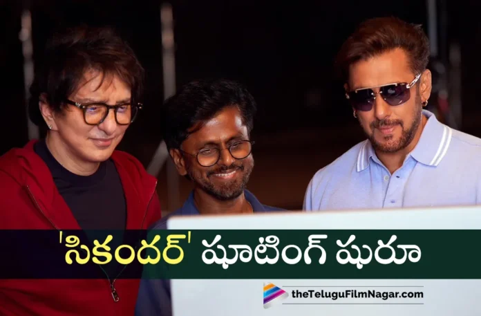 Salman Khan-AR Murugadoss Combo Movie Sikandar Shoot Begins