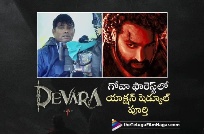 devara movie massive action sequence wrapped up in goa devara movie massive action sequence wrapped up in goa