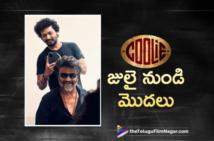 rajinikanth coolie movie shooting update