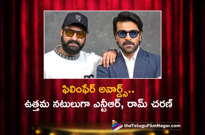 68th Filmfare Awards South 2023 Jr NTR and Ram Charan Wins Best Actors