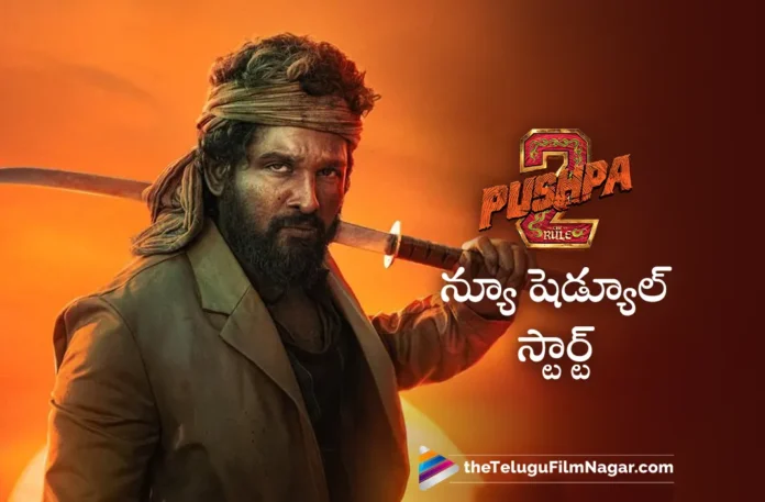 Pushpa The Rule new schedule starts today