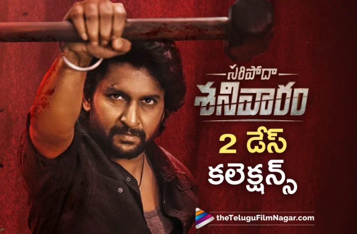 Saripodhaa Sanivaaram two days collections