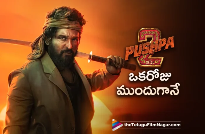 Pushpa 2 The Rule Preponed and Will Hit Theatres on Dec 5th