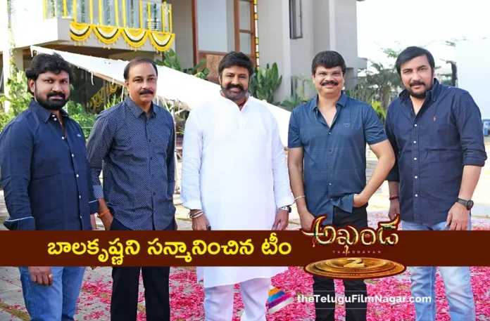 Akhanda 2 Team Felicitates Nandamuri Balakrishna on Receiving Padma Bhushan Award
