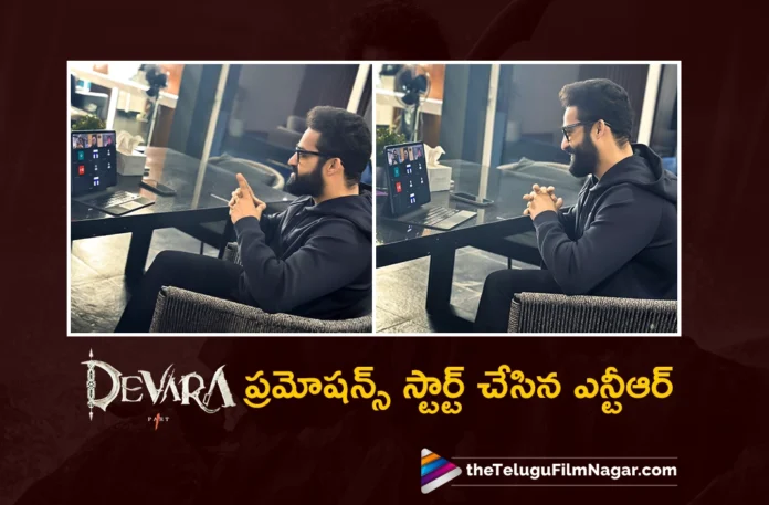 ntr has kick started Devara promotions with interviews for Japanese media