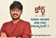 Director Ram Jagadeesh Reveals Interesting Facts About Court Movie