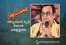 Hasya Brahma Brahmanandam Praises Sapthagiri at Pelli Kani Prasad Pre-Release Event