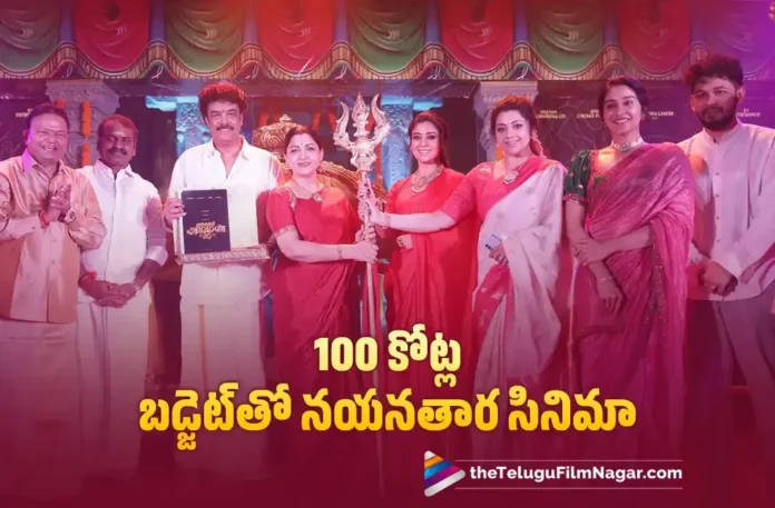 Nayanatara Begins Mookuthi Amman 2 Movie, A 100 Cr Project