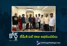 Producer Dil Raju Congratulates Hero Nani and Team Court For Blockbuster Success