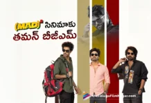 The background score for MAD Square is composed by Thaman