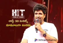 Hero Adivi Sesh Reveals, Hit 3 Last 30 Minutes Will be in Next Level