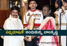Nandamuri Balakrishna Received Padma Bhushan From President Droupadi Murmu
