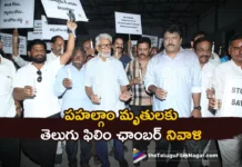 Telugu Film Chamber Tributes The Victims of Pahalgam Terror Attack
