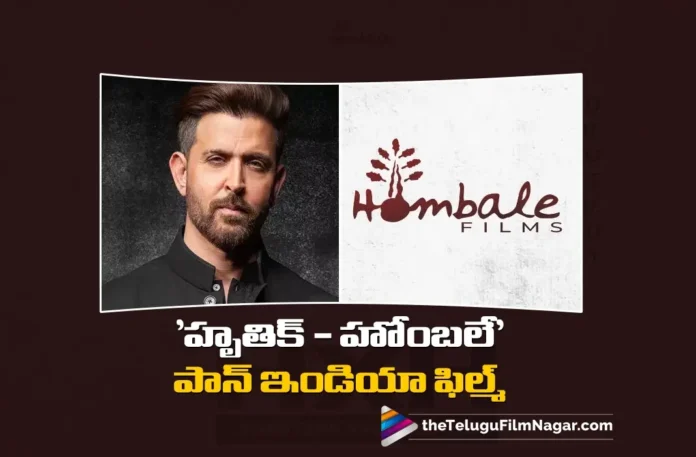 Hrithik Roshan and Hombale Films Join Hands For Pan-India Film