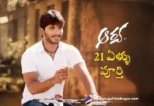 Icon Star Allu Arjun's Arya Movie Completes 21 Yrs