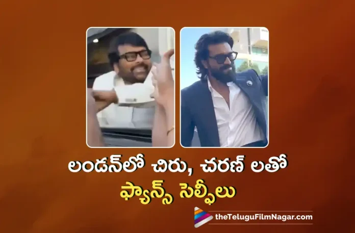 Megastar Chiranjeevi and Global Star Ram Charan Meets Fans in London