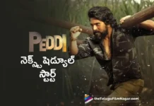 Peddi Next Schedule Begins Today