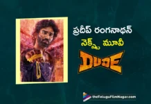 Pradeep Ranganathan's next movie title is dude