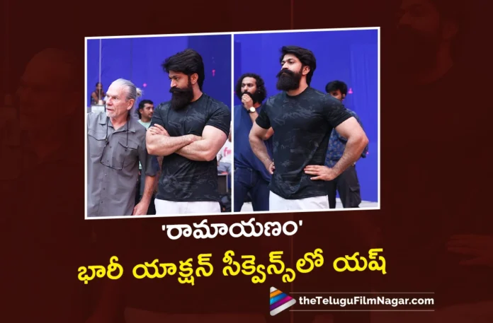 Rocking Star Yash and Guy Norris Shoot Action Sequences For Ranbir Kapoor's Ramayana
