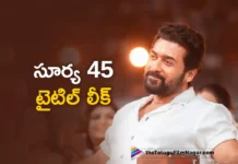 Suriya 45 title leaked