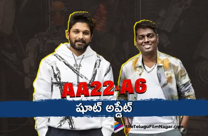 AA 22 shoot is underway on a specially built blue-mat set in Mumbai