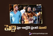 Global Star Ram Charan Performs High Octane Action Episode For Peddi