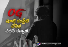 Power Star Pawan Kalyan's Wraps Up His Shoot For OG