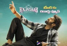 the rajasaab teaser gets record views on youtube