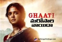 Anushka Shetty's Ghaati Once Again Postponed