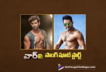 the shoot for the dance number featuring HrithikRoshan and JrNTR in War2 begins today