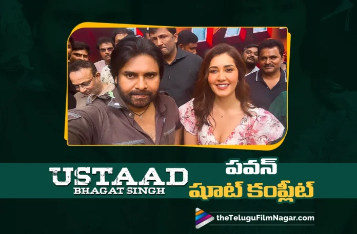 Pawan Kalyan Wraps Up Shoot For Ustaad Bhagat Singh, Raashii Khanna Shares Selfie
