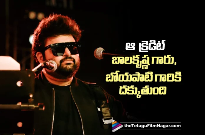 music director thaman calls akhanda 2 a great experience