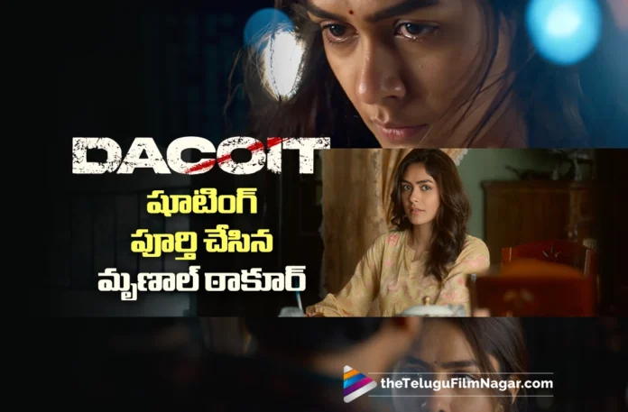 Mrunal Thakur Finishes Her Shoot for Dacoit Mrunal Thakur Finishes Her Shoot for Dacoit