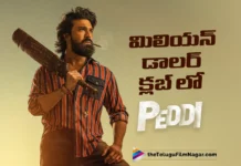 యూఎస్ బాక్సాఫీస్ వద్ద పెద్ది ఊచకోత Peddi Joins the $1 Million Club at the USA Box Office