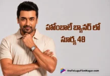 Suriya Joins Hands with Hombale Films for Suriya 48