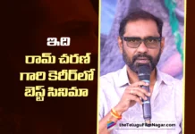 Venkata Satish Kilaru Calls Peddi Ram Charan’s Career-Best Film