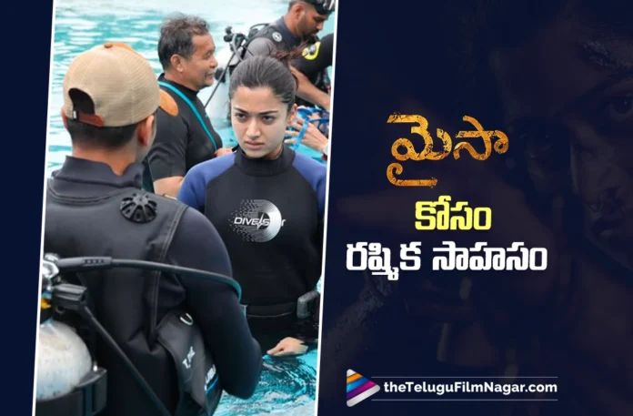 Rashmika Mnadanna Performs Risky Underwater Action Sequences for Mysaa Rashmika Mnadanna Performs Risky Underwater Action Sequences for Mysaa