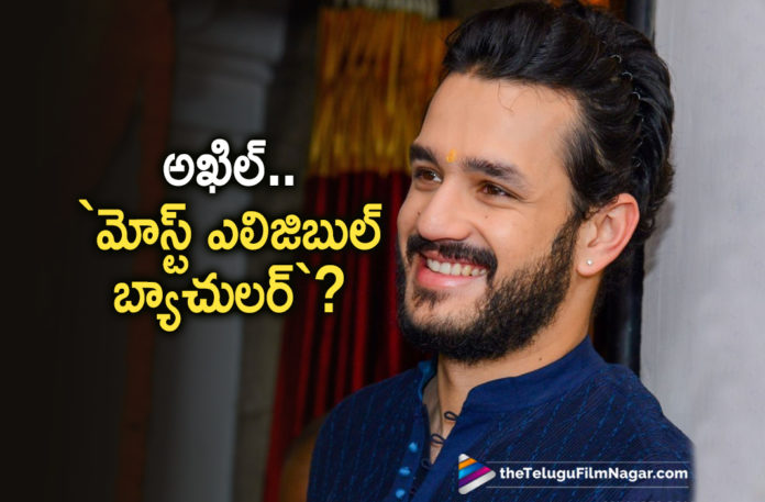 Akhil New Movie Titled As Most Eligible Bachelor