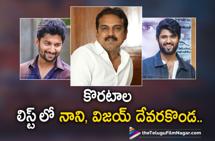 Ace Director Koratala Siva Wishes To Work With Tollywood New Generation Actors