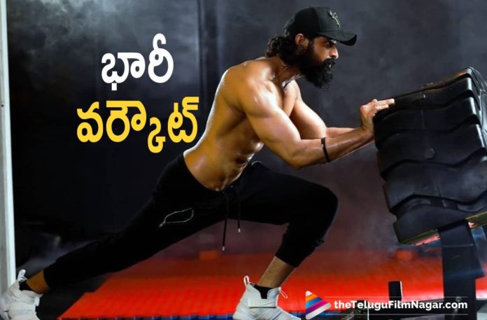 Naga Shaurya Flaunts his Ripped Body In His Latest Pic Shared On Social Media.