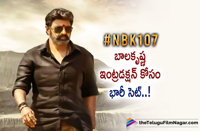 #NBK107 movie latest update,Telugu Filmnagar,Latest Telugu Movies News,Telugu Film News 2022,Tollywood Movie Updates,Tollywood Latest News, #NBK107,#NBK107 Movie,#NBK107 Telugu moviem#NBK1o7,#NBK107 Movie Latest Updates,#NBK107 latest Nws,#NBK107 Upcoming Mvie Of Balakrishna, Balakrishna new Movie #NBK107,#NBK107 Shooting Updates,#NBK107 Shoot Updates,#NBK107 latest Movie Updates,Blakrishna Introduction in #NBK107, Huge Set For Balakrishna NBK107, Balakrishna Introduction #NBK107 Movie