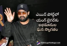Jr NTR gets grand welcome from fans at the airport