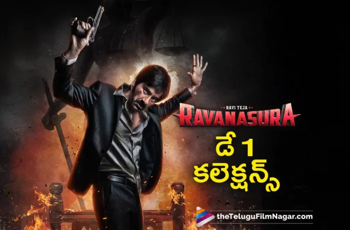 Ravi Teja's Ravanasura Movie Day 1 Box Office Collections