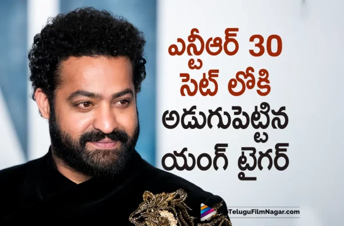 ntr joined into ntr30 shoot set