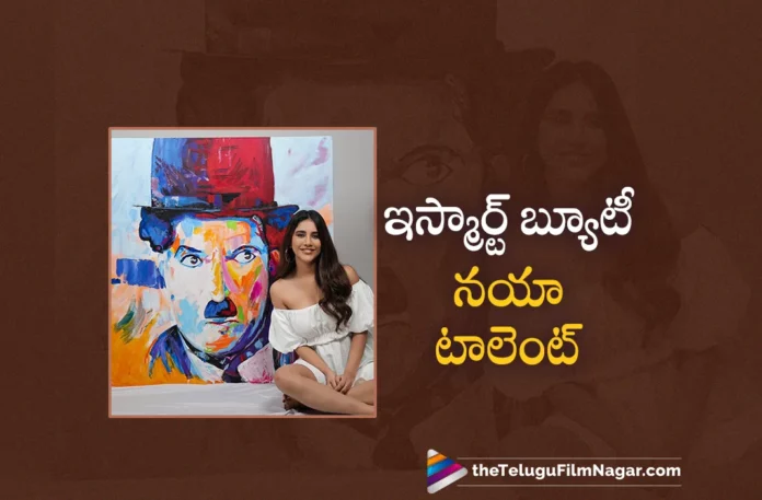 nabha natesh shows her new painting talent