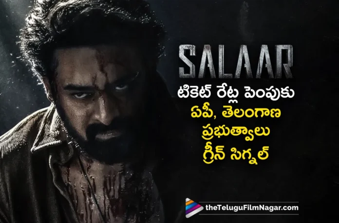 Salaar Updates AP and Telangana Govt Gives Green Signal to Hike Ticket Price For Prabhas' Film