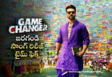 game changer movie jaragandi song release time fixed